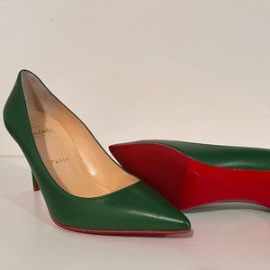 Christian Louboutin Decollete 554-85 Kid US Size 7/EU Size 37